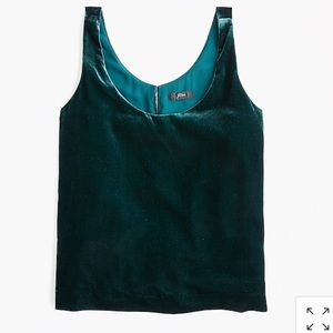 J. Crew Velvet Top -NWT